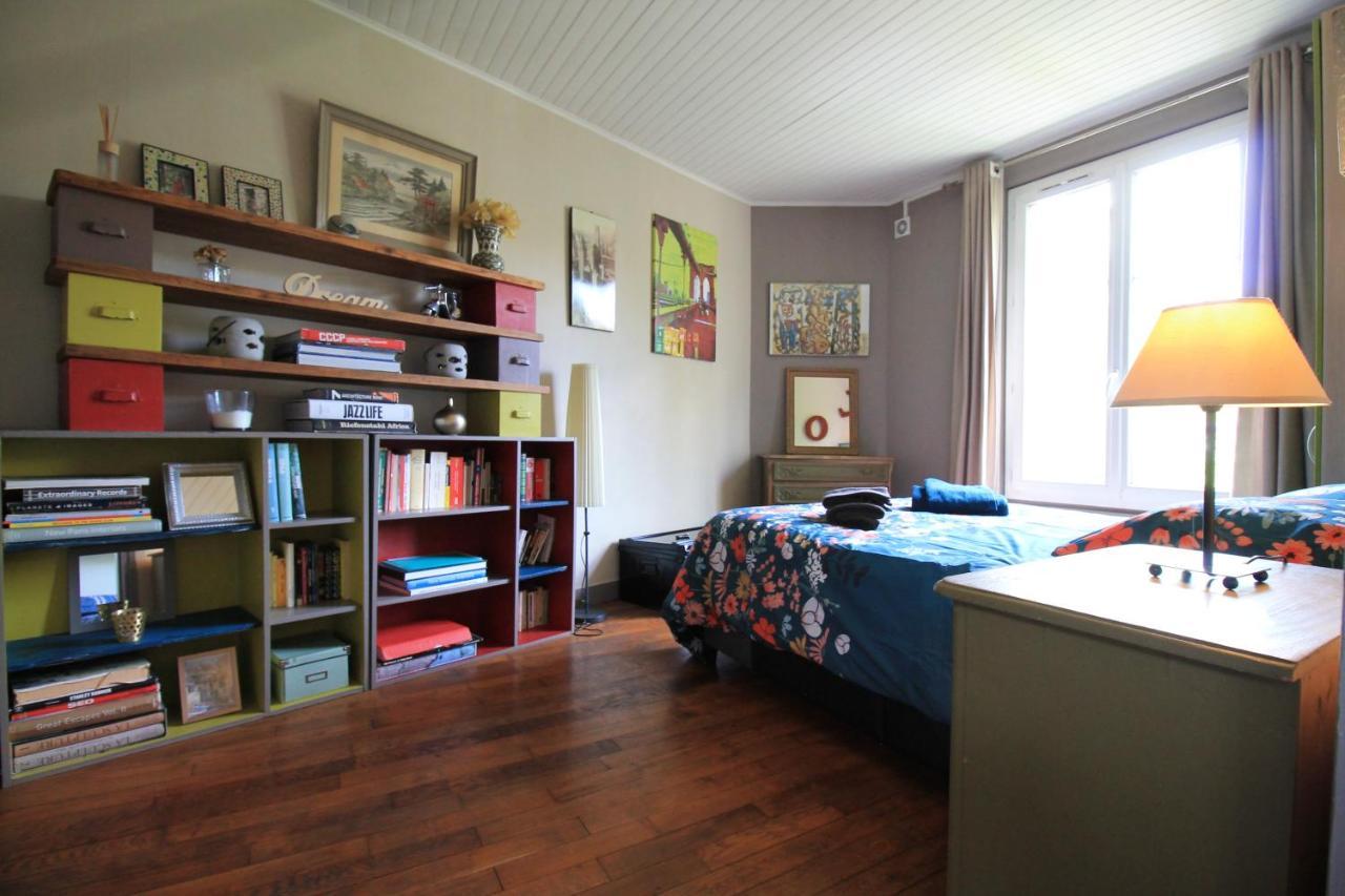 Disponible - Appartement Entier - Ligne H 15Mn Paris-Gare Du Nord, Parking Rue Gratuit, 4 Pers, Station De Train En Face Toutes Les 15Mn, Hippodrome, Cdfas, Universite, Borne Electrique, 1Er Etage オーボンヌ エクステリア 写真