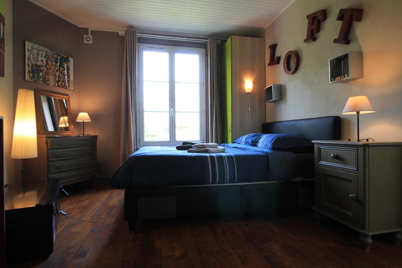Disponible - Appartement Entier - Ligne H 15Mn Paris-Gare Du Nord, Parking Rue Gratuit, 4 Pers, Station De Train En Face Toutes Les 15Mn, Hippodrome, Cdfas, Universite, Borne Electrique, 1Er Etage オーボンヌ エクステリア 写真