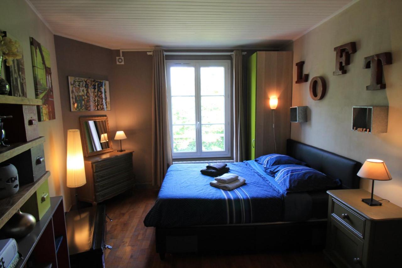 Disponible - Appartement Entier - Ligne H 15Mn Paris-Gare Du Nord, Parking Rue Gratuit, 4 Pers, Station De Train En Face Toutes Les 15Mn, Hippodrome, Cdfas, Universite, Borne Electrique, 1Er Etage オーボンヌ エクステリア 写真